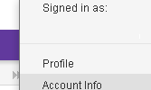 accoung information