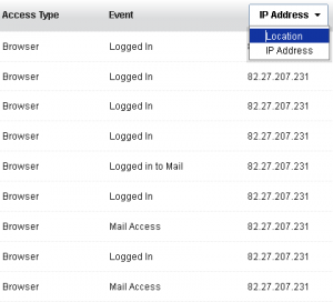 identify login ip address in yahoomail