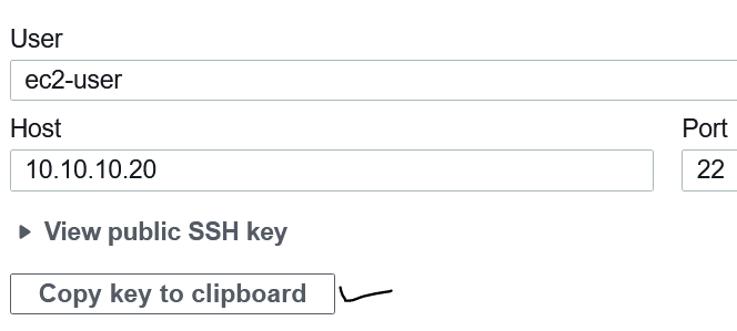 Pasted into 3 Steps to setup SSH remote Access to EC2 from Cloud9