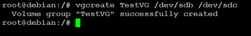 create a new volume group in linux